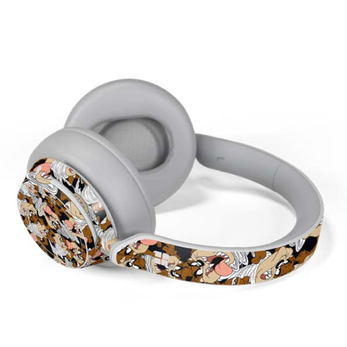Looney Tunes Taz Super Sized Pattern Surface Headphones Skin